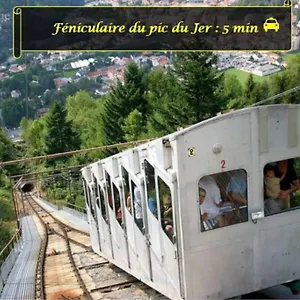Le Trekking *studio 30m²*wifi*parking Prive*calme Appartement